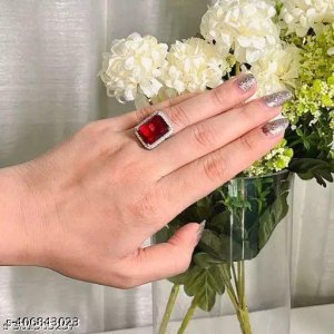 Shimmering Chunky Rings