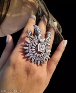 Shimmering Chunky Rings