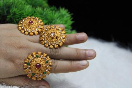 Twinkling Bejeweled Rings