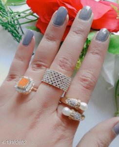 Shimmering Glittering Rings