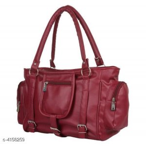 Elegant Fancy Women'S Pu Leather Hand Bags