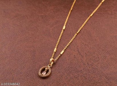 Twinkling Fancy Women Gold Plated Stones  Pendant