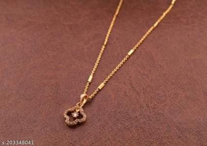 Twinkling Fancy Women Gold Plated Stones  Pendant