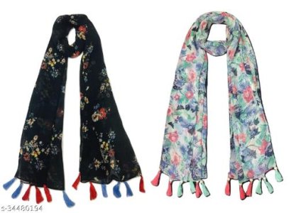 Versatile Fancy Women Scarves, Stoles & Gloves